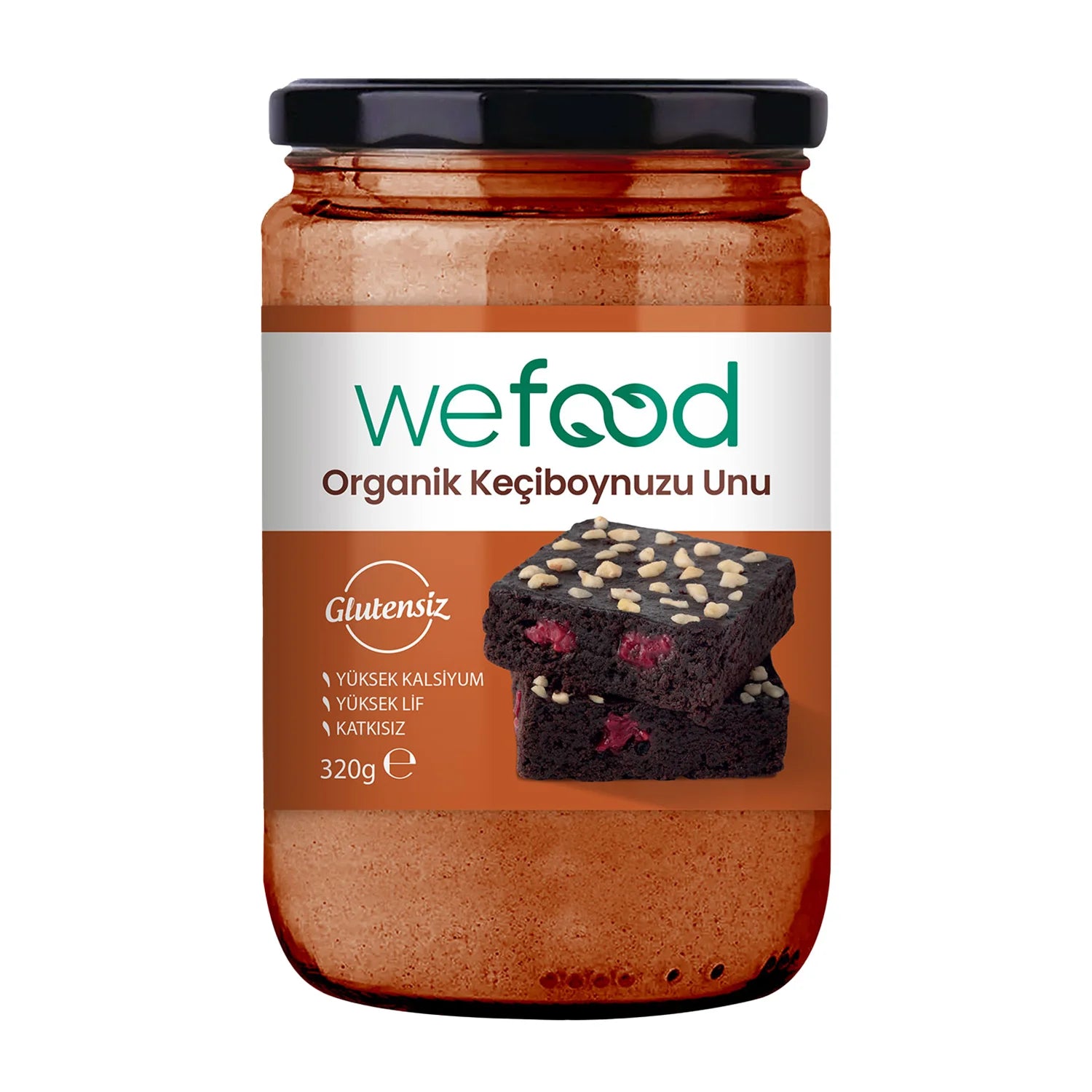 Wefood Organik Glutensiz Keçiboynuzu Unu 320 gr
