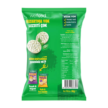 Wefood Mevsim Yeşillikli Patlak Cipsi 60 g 15'li