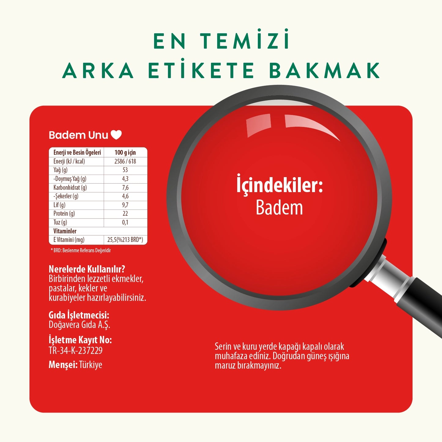 Wefood Glutensiz Badem Unu 250 gr