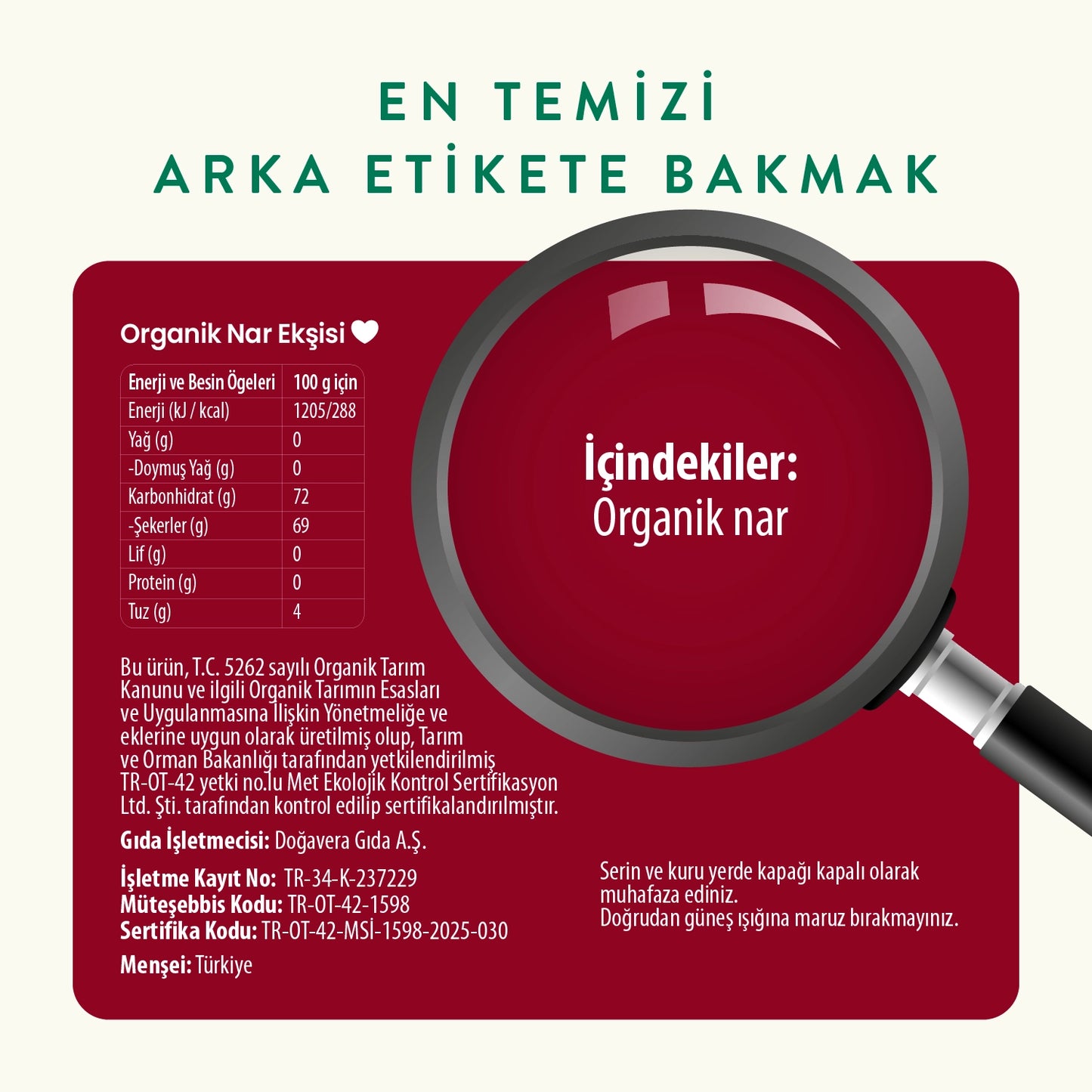 Wefood Organik Nar Ekşisi 350 gr