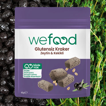 Wefood Glutensiz Zeytinli & Kekikli Kraker 40 gr