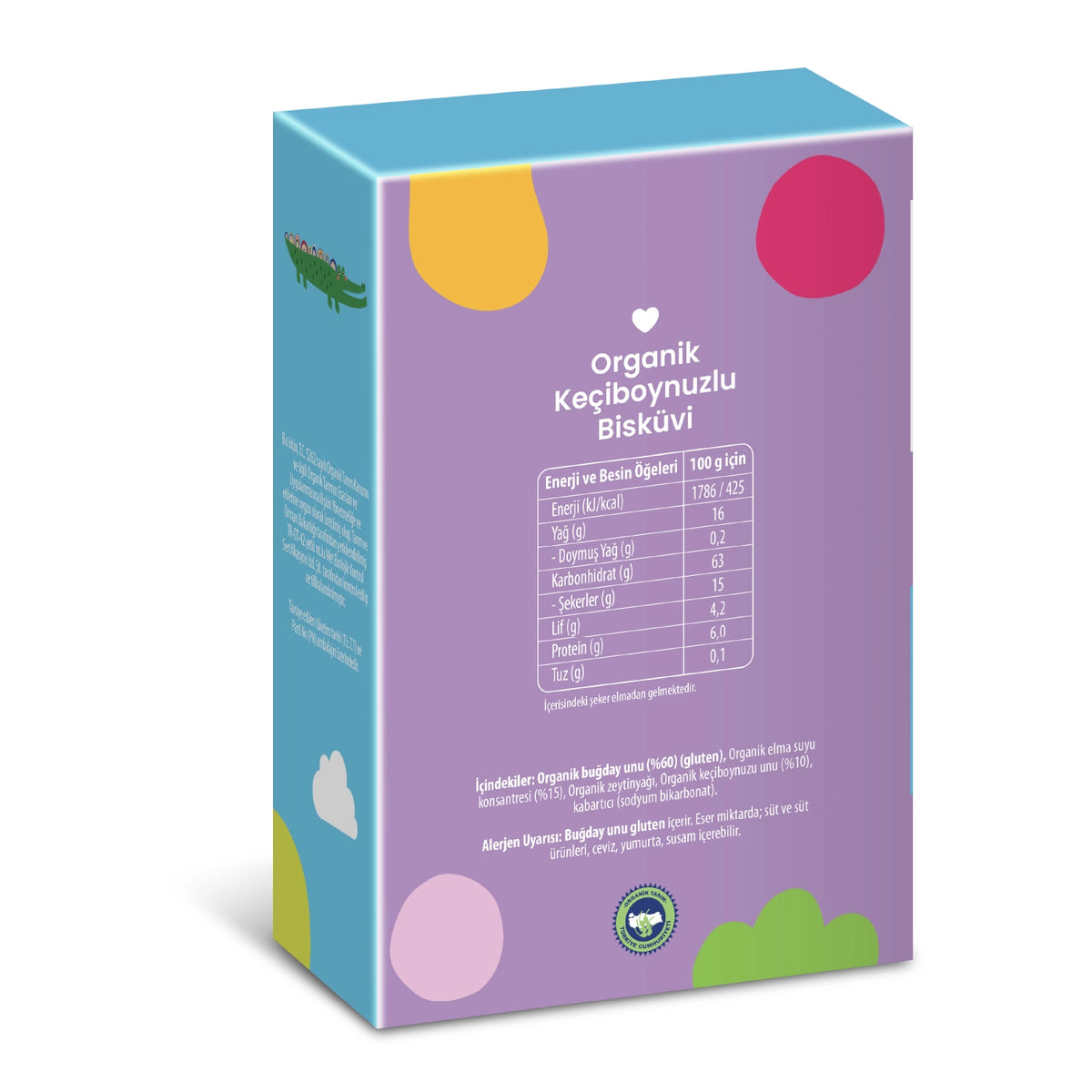 Wefood Kids Organik Keçiboynuzlu Bisküvi 55 gr