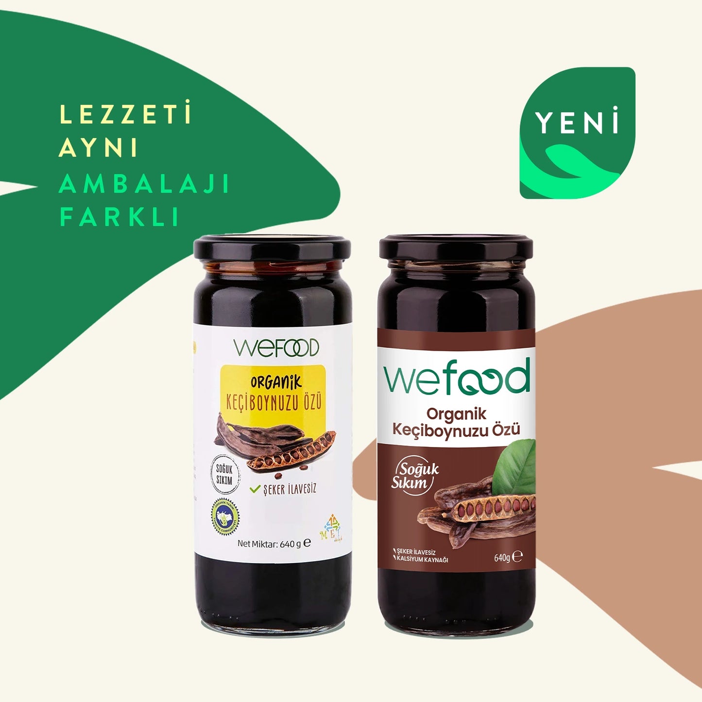Wefood Organik Keçiboynuzu Özü 640 gr (Soğuk Sıkım)