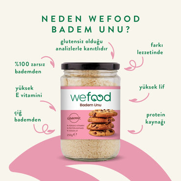 Wefood Glutensiz Badem Unu 250 gr 2'li