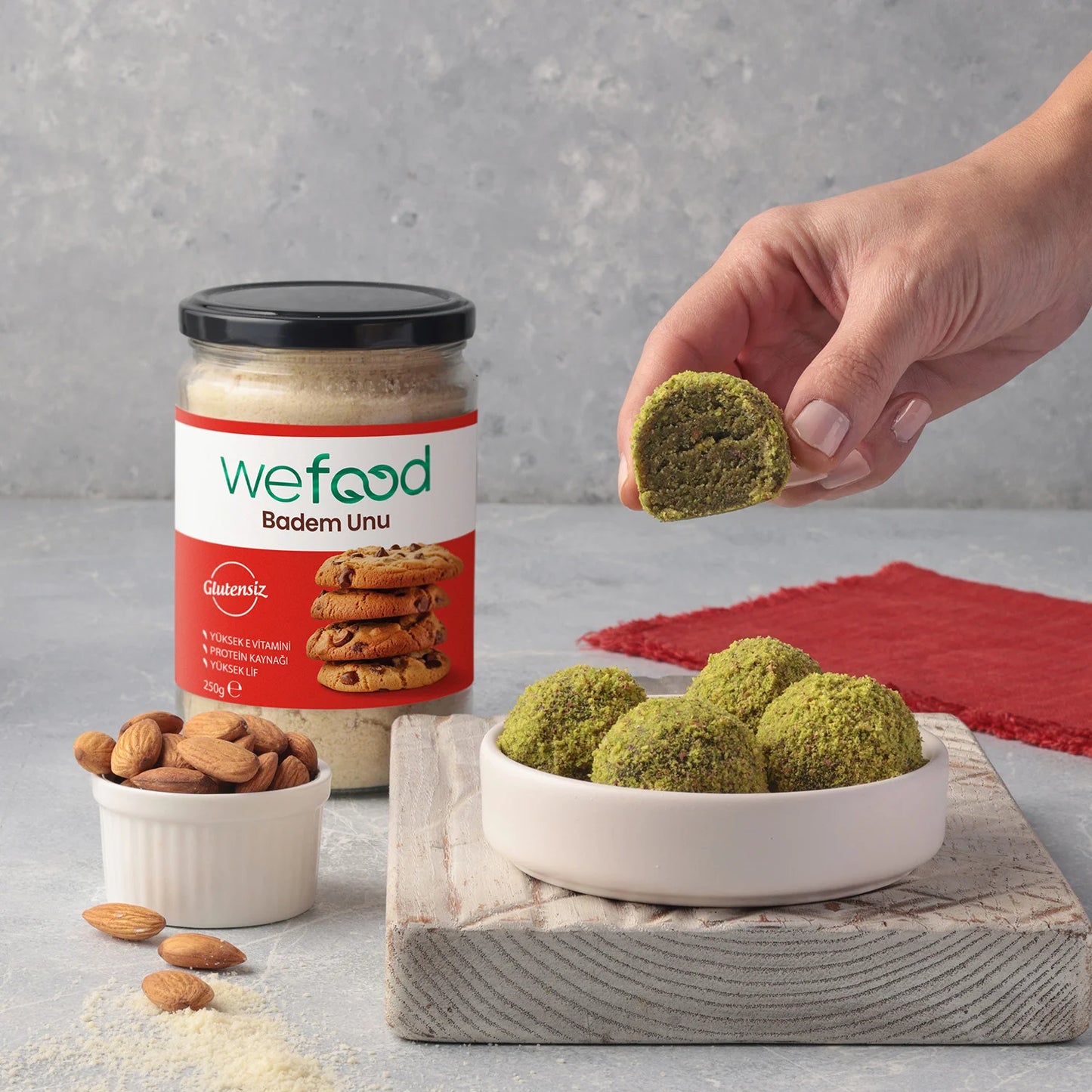 Wefood Glutensiz Badem Unu 250 gr