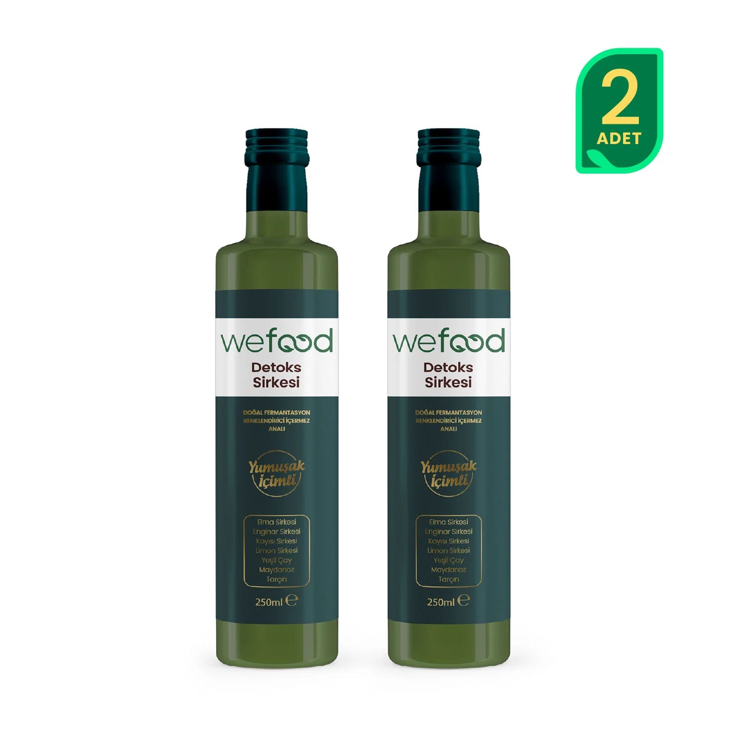 Wefood Detoks Sirkesi 250 ml 2'li