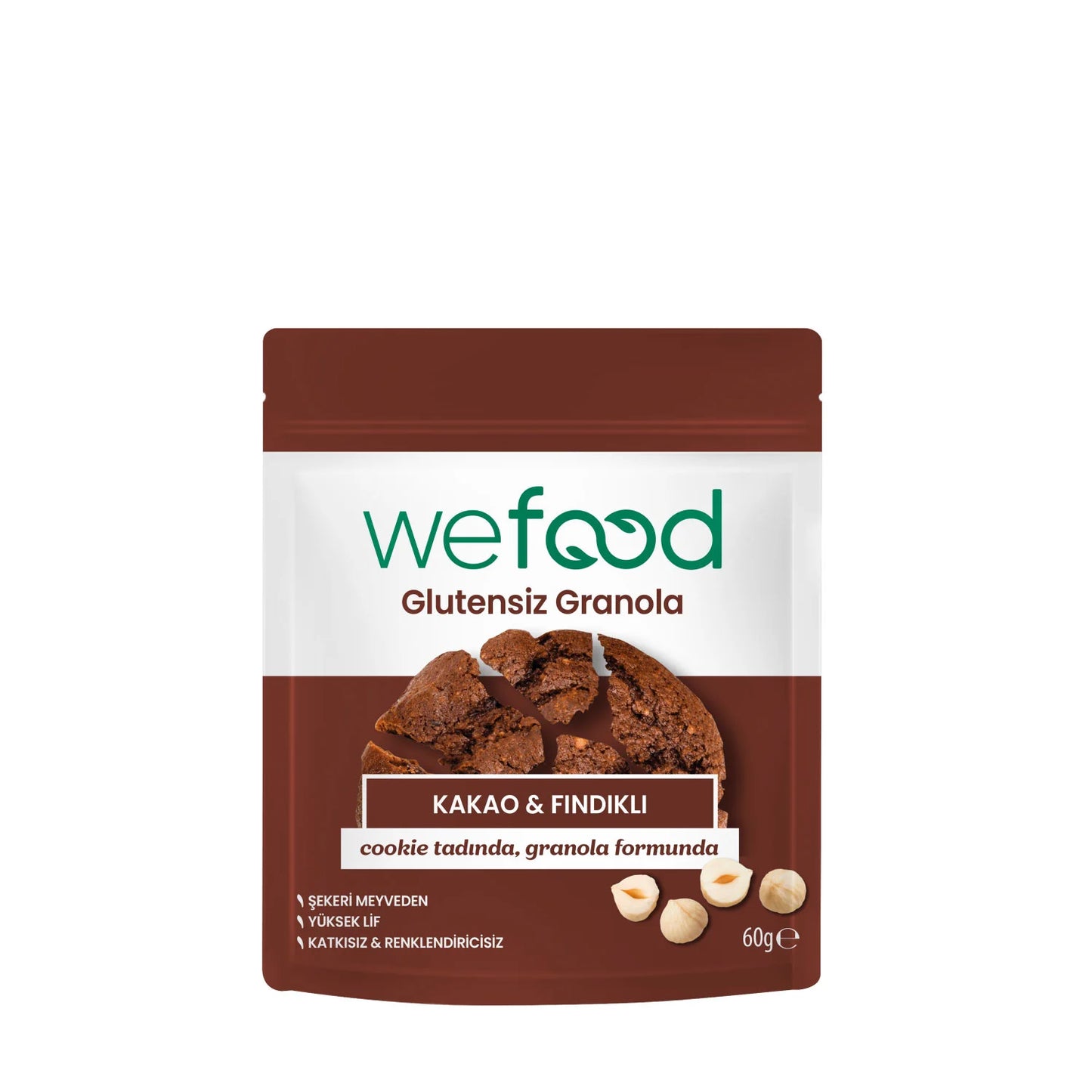Glutensiz Granola Kakao & Fındıklı 60 gr