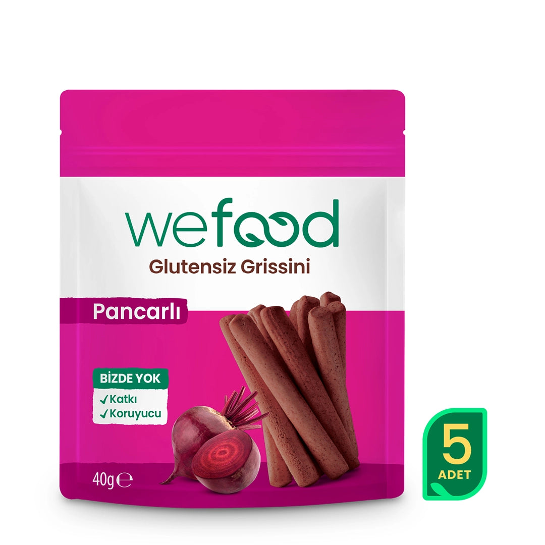 Wefood Glutensiz Grissini Pancarlı 40 g 5'li