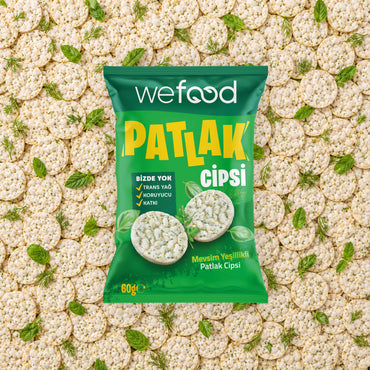 Wefood Mevsim Yeşillikli Patlak Cipsi 60 g 8'li