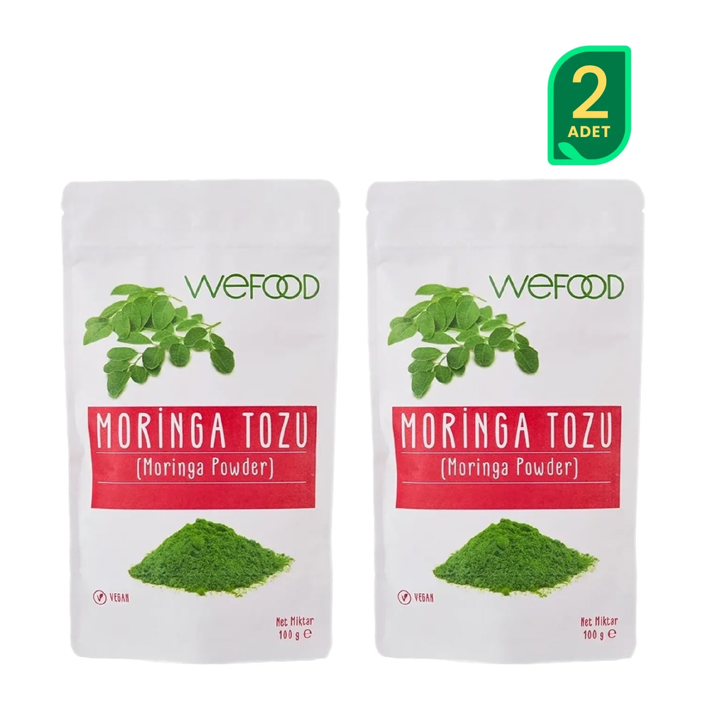 Wefood Moringa Tozu 100 gr 2'li