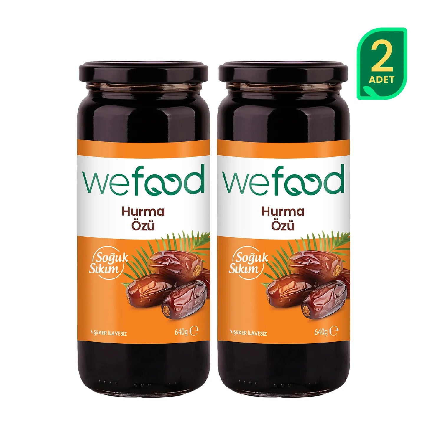 Wefood Hurma Özü 640 gr (Soğuk Sıkım) 2'li