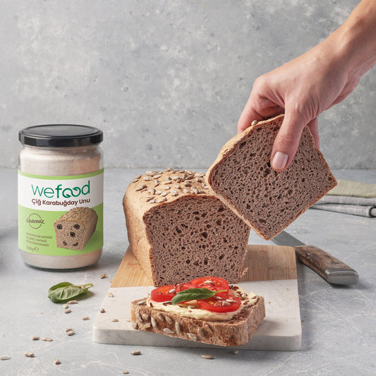 GLUTENSİZ ZEYTİNLİ KARABUĞDAY EKMEĞİ