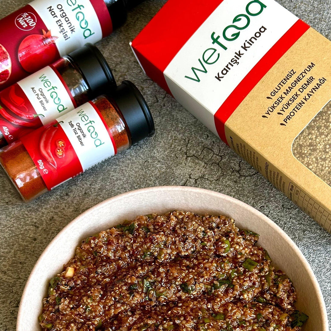 Glutensiz Kinoa Kısır Tarifi