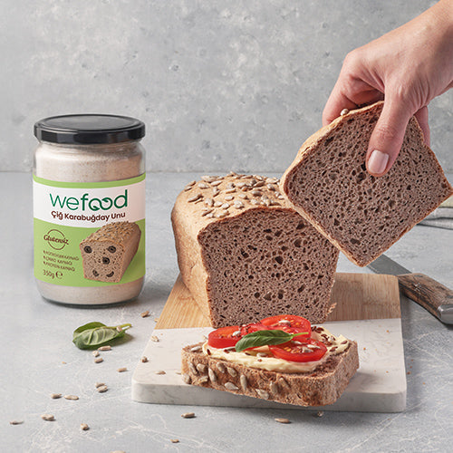 GLUTENSİZ ZEYTİNLİ KARABUĞDAY EKMEĞİ