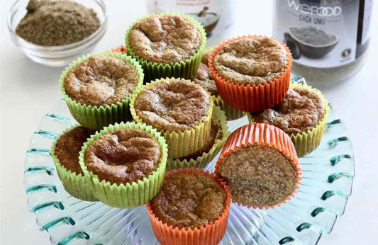 Chia ve Badem Unlu Glutensiz Muffin