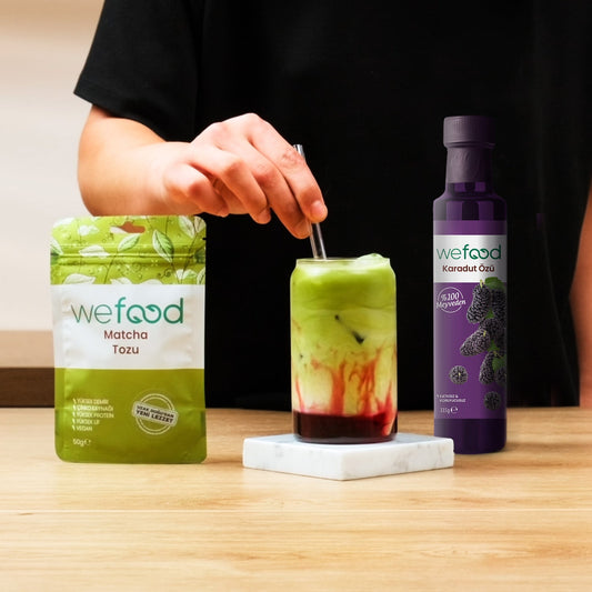 Rafine Şekersiz Karadutlu Matcha Tarifi