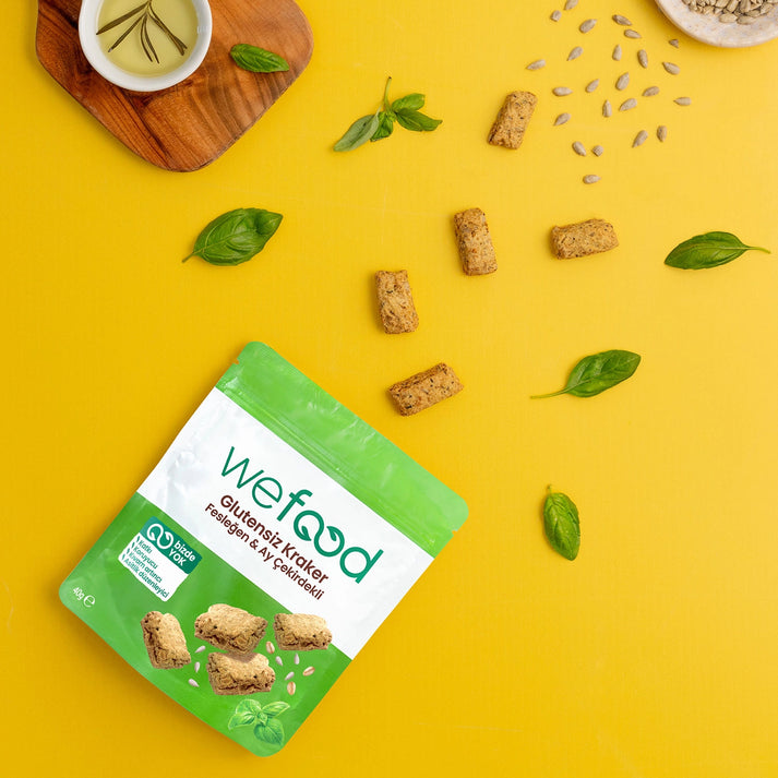Wefood Fesleğenli Kraker 40 gr 3'lü