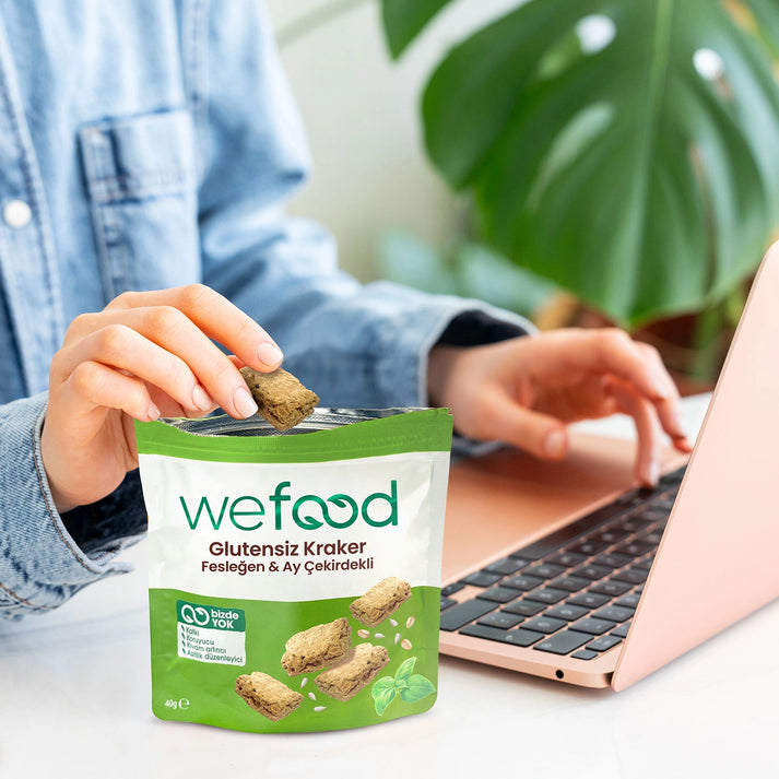 Wefood Fesleğenli Kraker 40 gr 3'lü