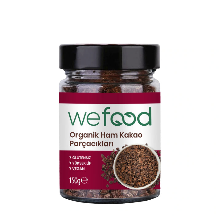 Wefood Organik Ham Kakao Parçacıkları 150 gr (Kakao Nibs)