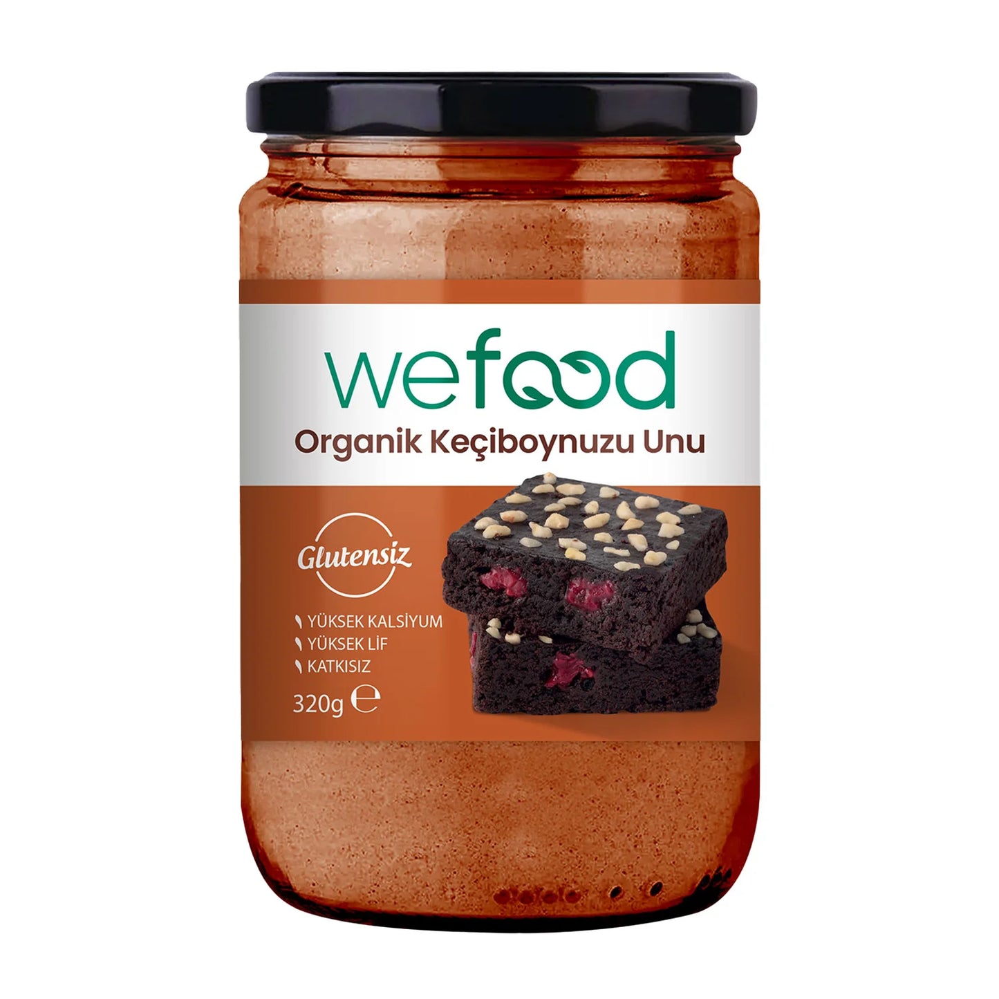 Wefood Organik Glutensiz Keçiboynuzu Unu 320 gr