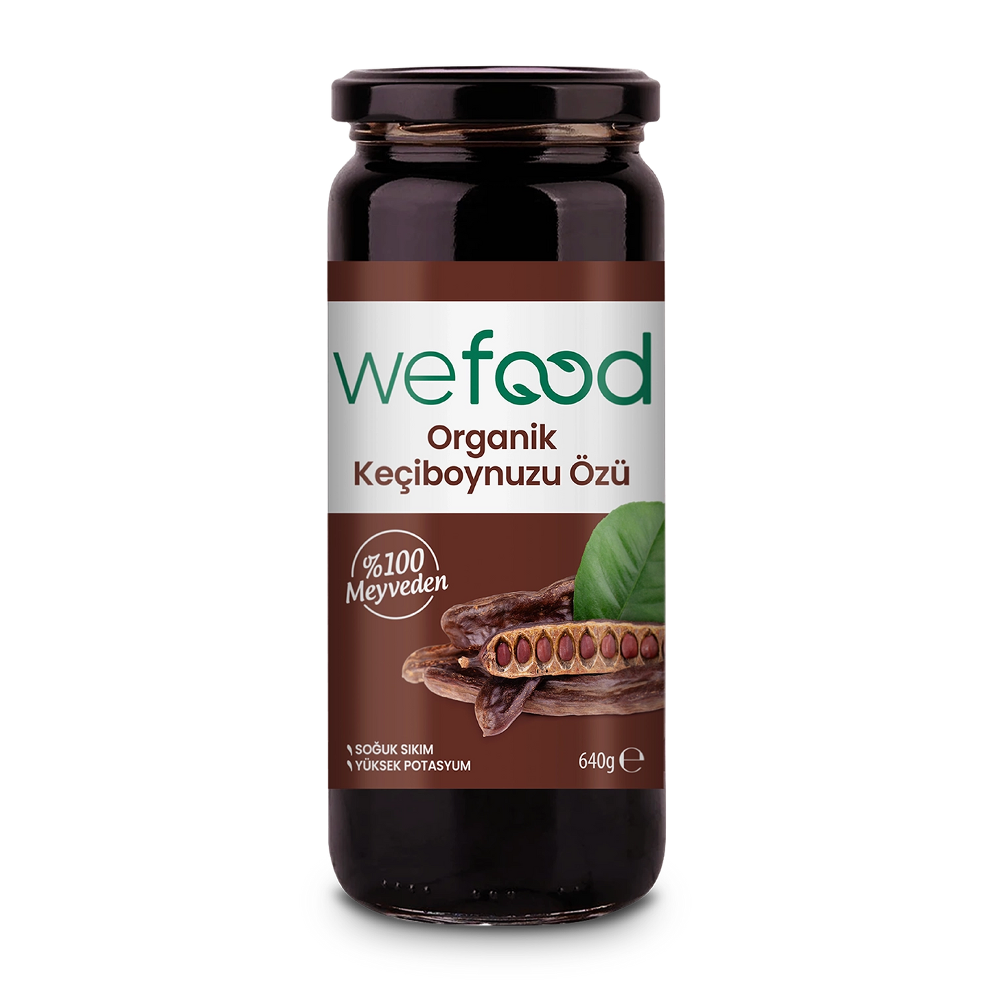 Wefood Organik Keçiboynuzu Özü 640 gr (Soğuk Sıkım)
