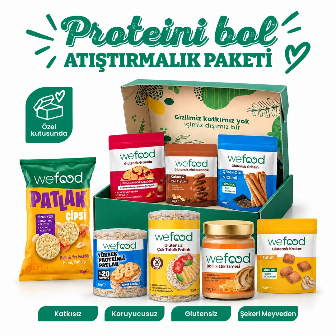Wefood Proteini Bol Atıştırmalık Paketi