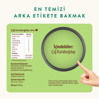 Wefood Glutensiz Çiğ Karabuğday Unu 350 gr
