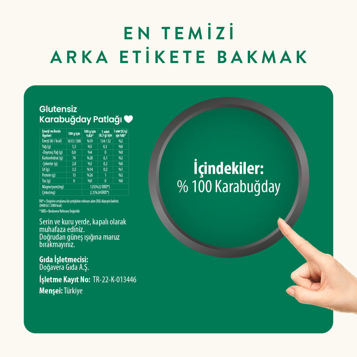 Wefood Karabuğday Patlağı 100 gr