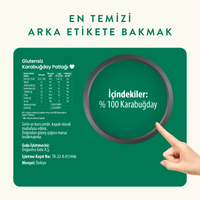 Wefood Karabuğday Patlağı 100 gr 5'li