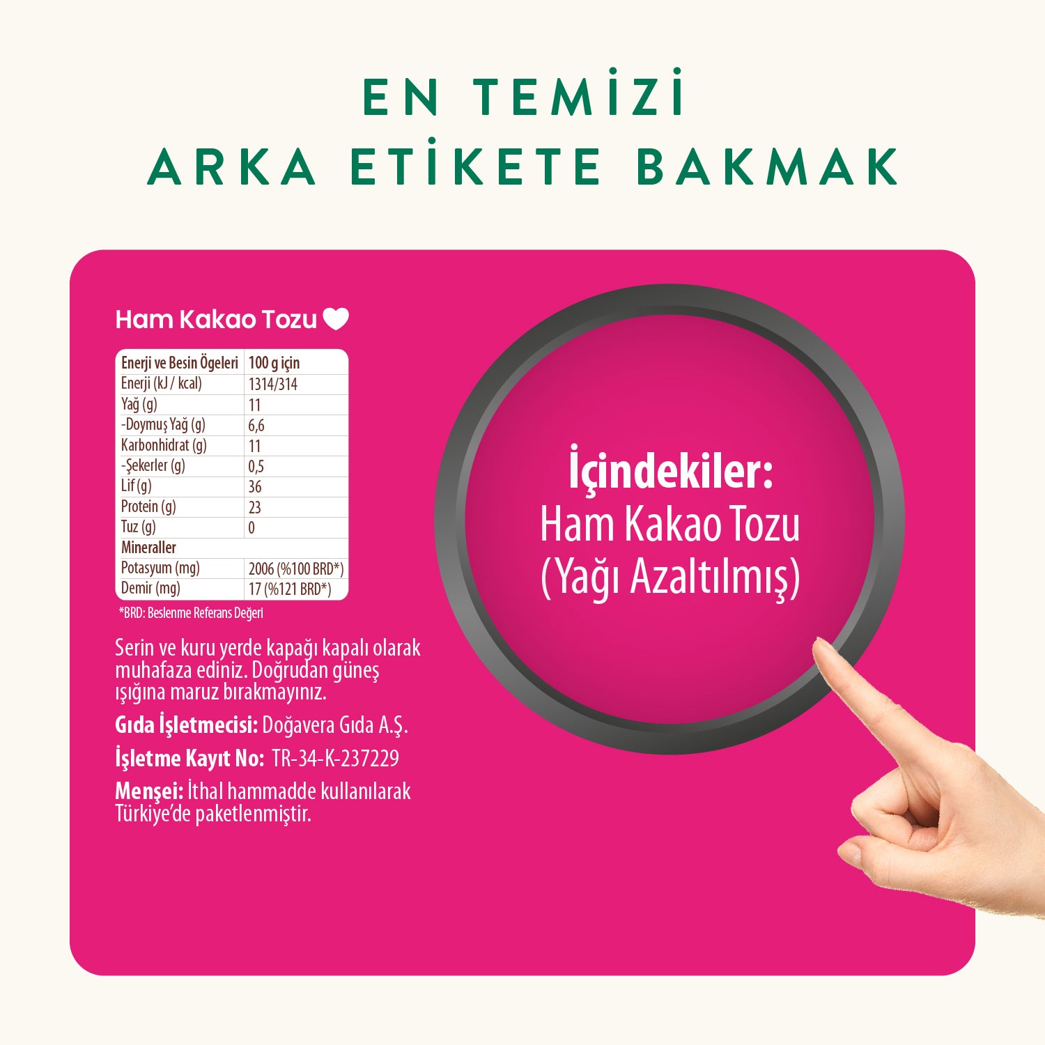 Wefood Ham Kakao Tozu 140 gr