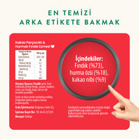 Wefood Kakao Parçacıklı & Hurmalı Fındık Ezmesi 200 gr