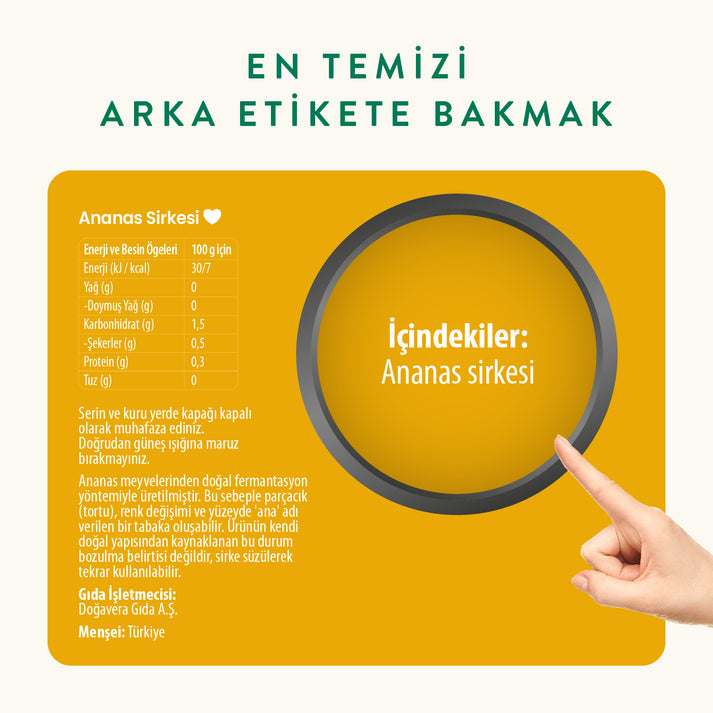 Wefood Ananas Sirkesi 500 ml