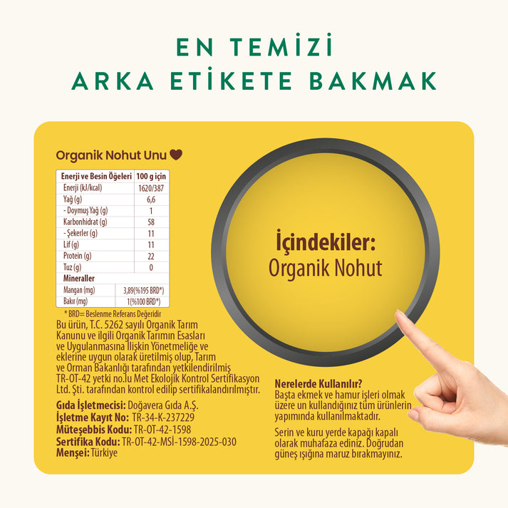 Wefood Organik Nohut Unu 350 gr