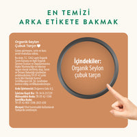 Wefood Organik Seylon Tarçın Çubuk 20 gr