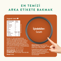 Wefood Organik Tahin 600 gr 3'lü