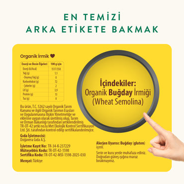 Wefood Kids Organik İrmik 250 gr