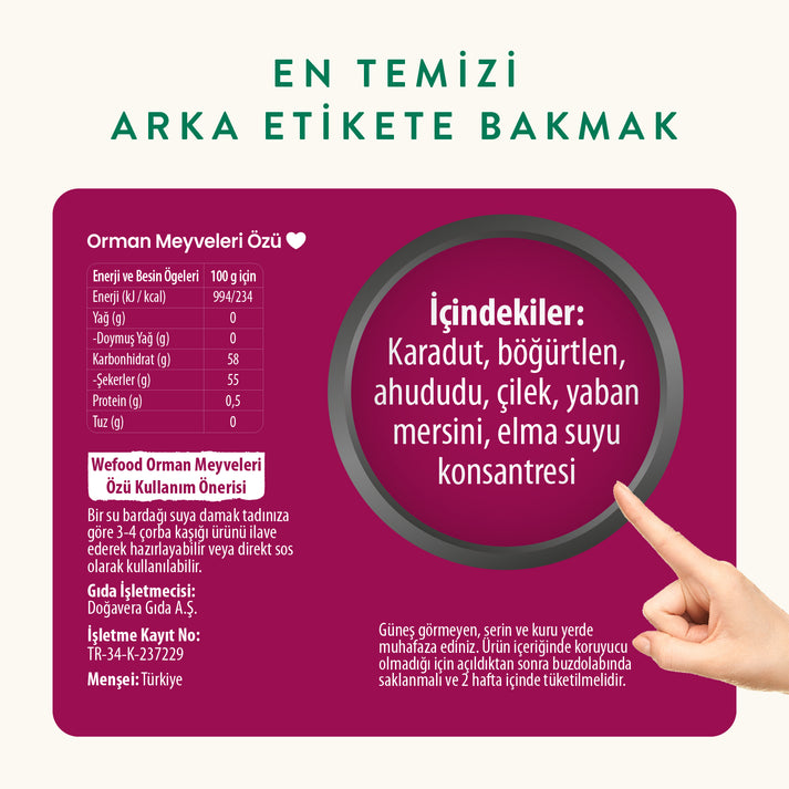 Wefood Orman Meyveleri Özü 335 ml