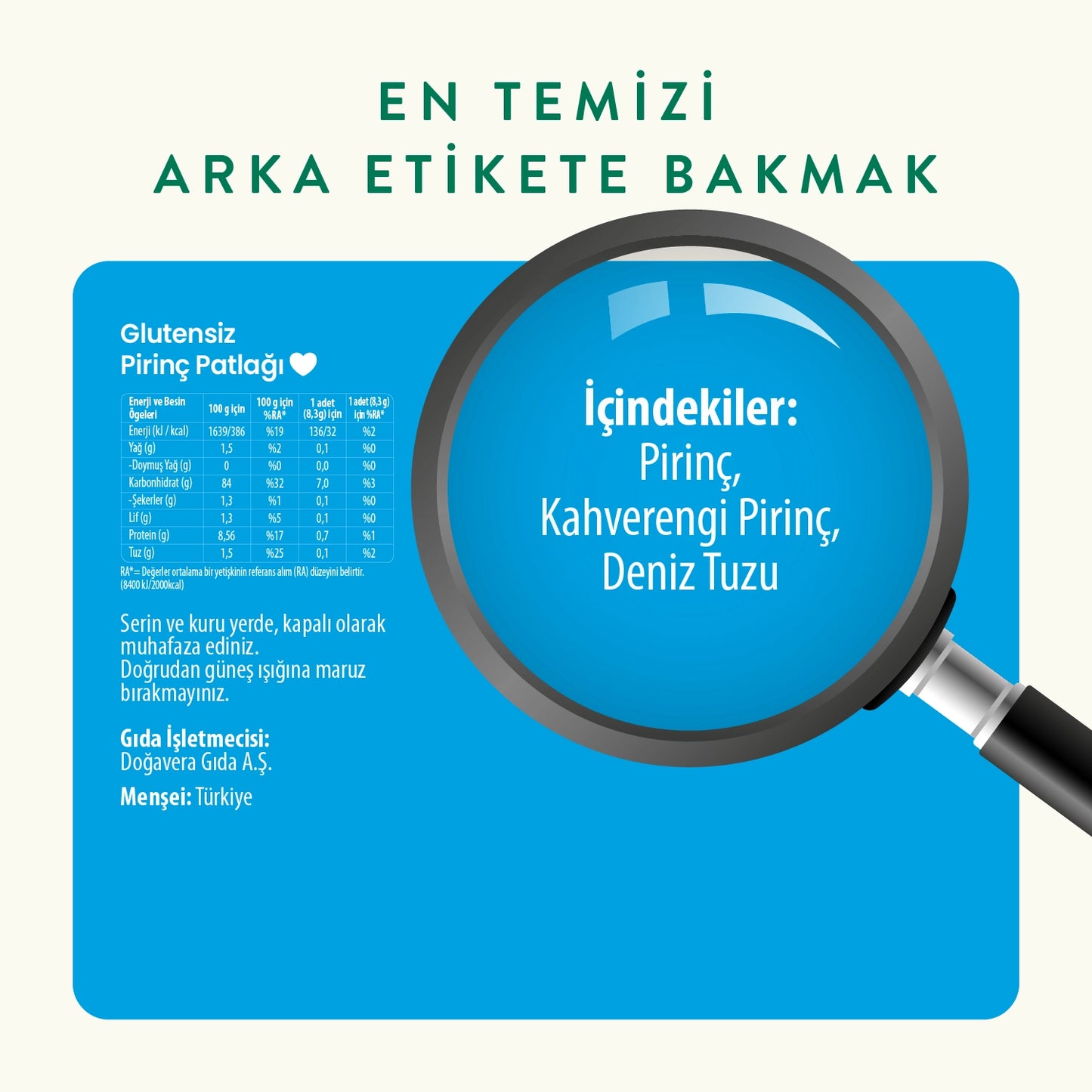 Wefood Pirinç Patlağı 100 gr