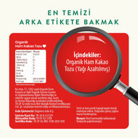 Wefood Organik Ham Kakao Tozu 140 gr