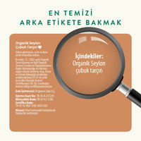 Wefood Organik Seylon Tarçın Çubuk 20 gr