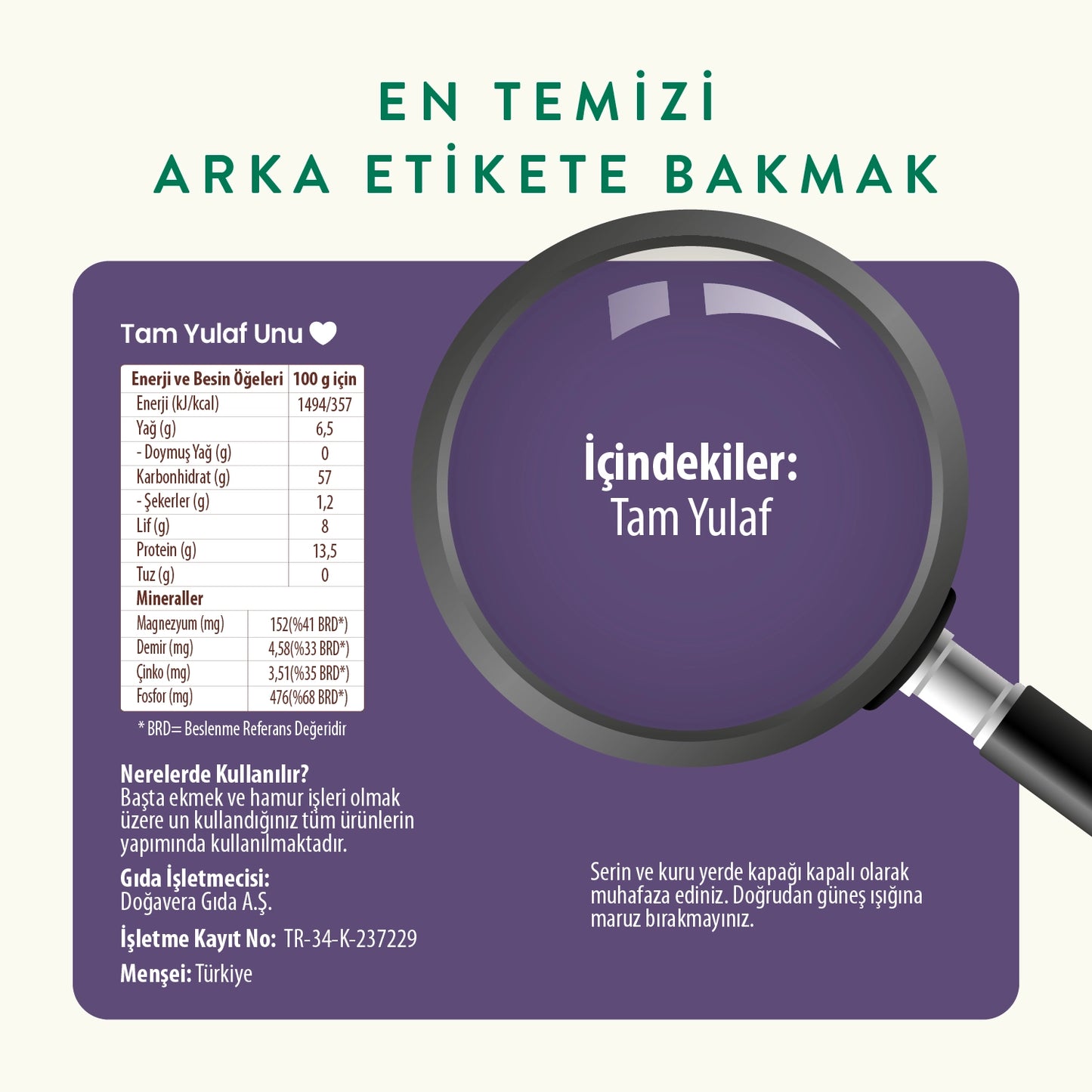 Wefood Glutensiz Tam Yulaf Unu 300 gr