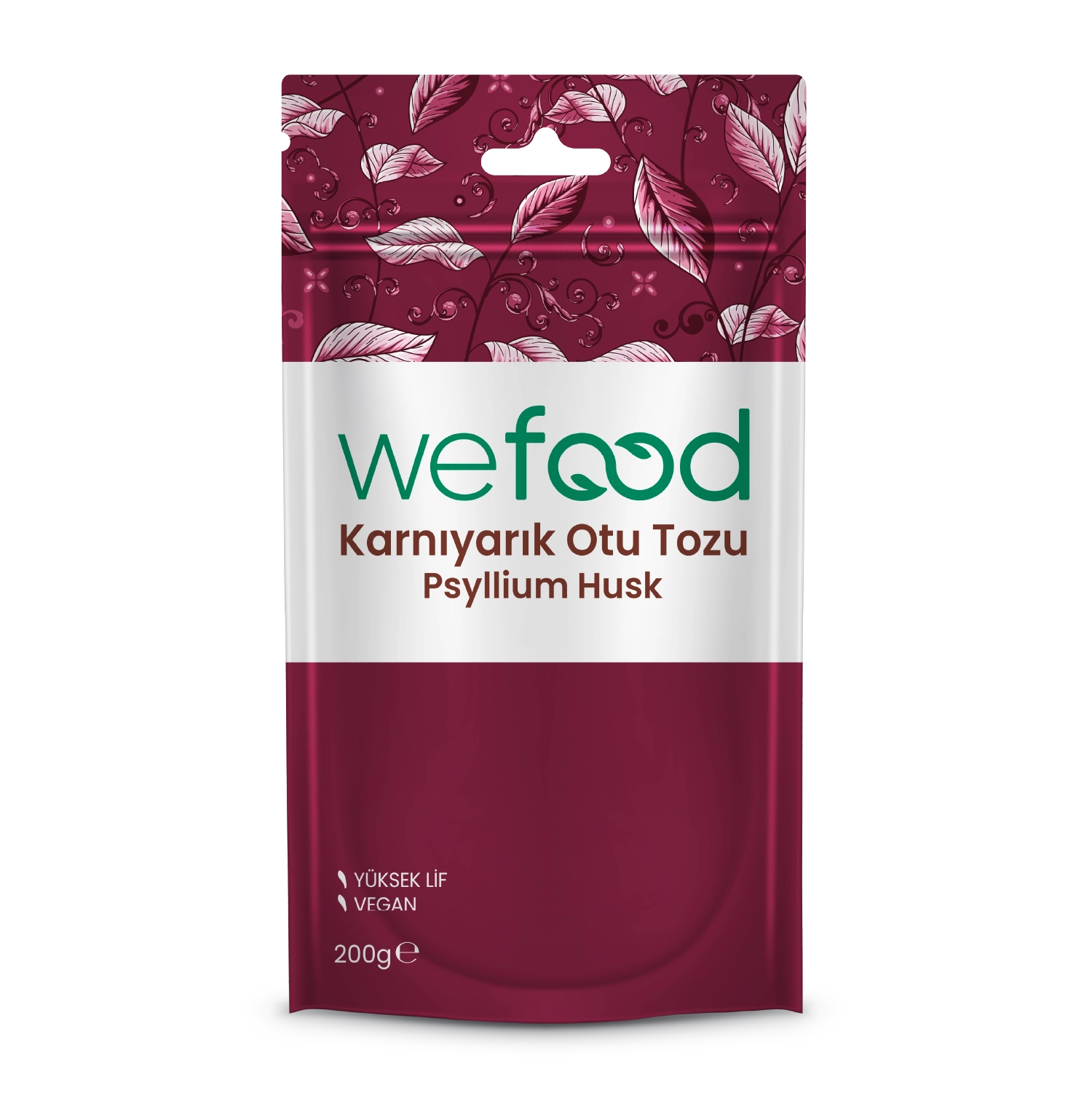 Wefood  Karnıyarık Otu (Psyllium) Tozu 200 gr