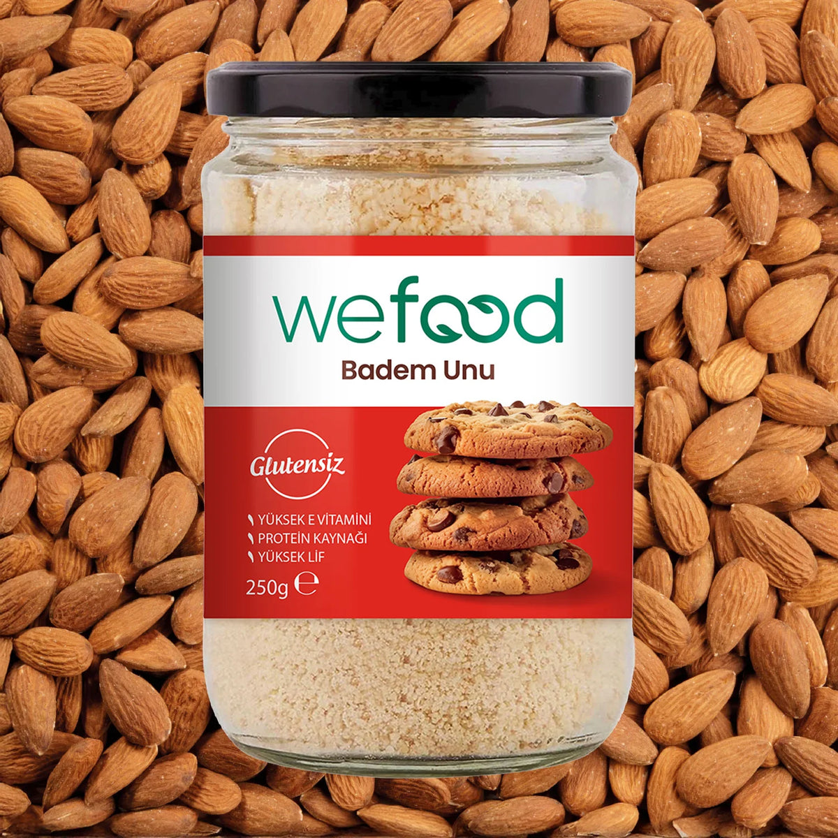 Wefood Glutensiz Badem Unu 250 gr 2'li