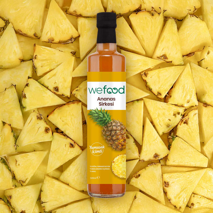 Wefood Ananas Sirkesi 500 ml  + Wefood Detoks Sirkesi 250 ml