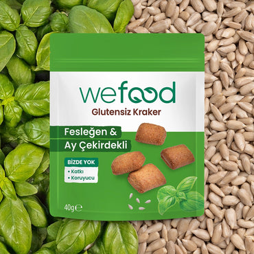 Wefood Fesleğenli Kraker 40 gr 3'lü