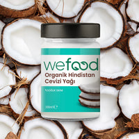 Wefood Organik Hindistan Cevizi Yağı 300 ml (Soğuk Sıkım)