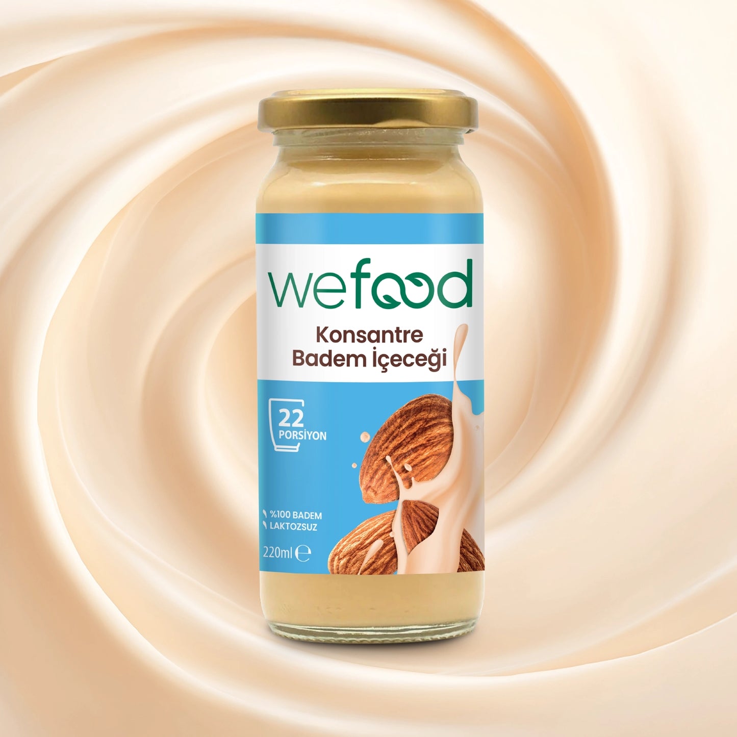 Wefood Konsantre Badem İçeceği (%100 Badem) 220 gr