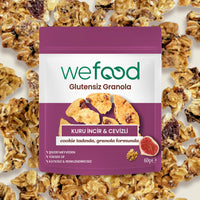 Wefood Glutensiz Granola Bites Kuru İncir & Cevizli 60 gr