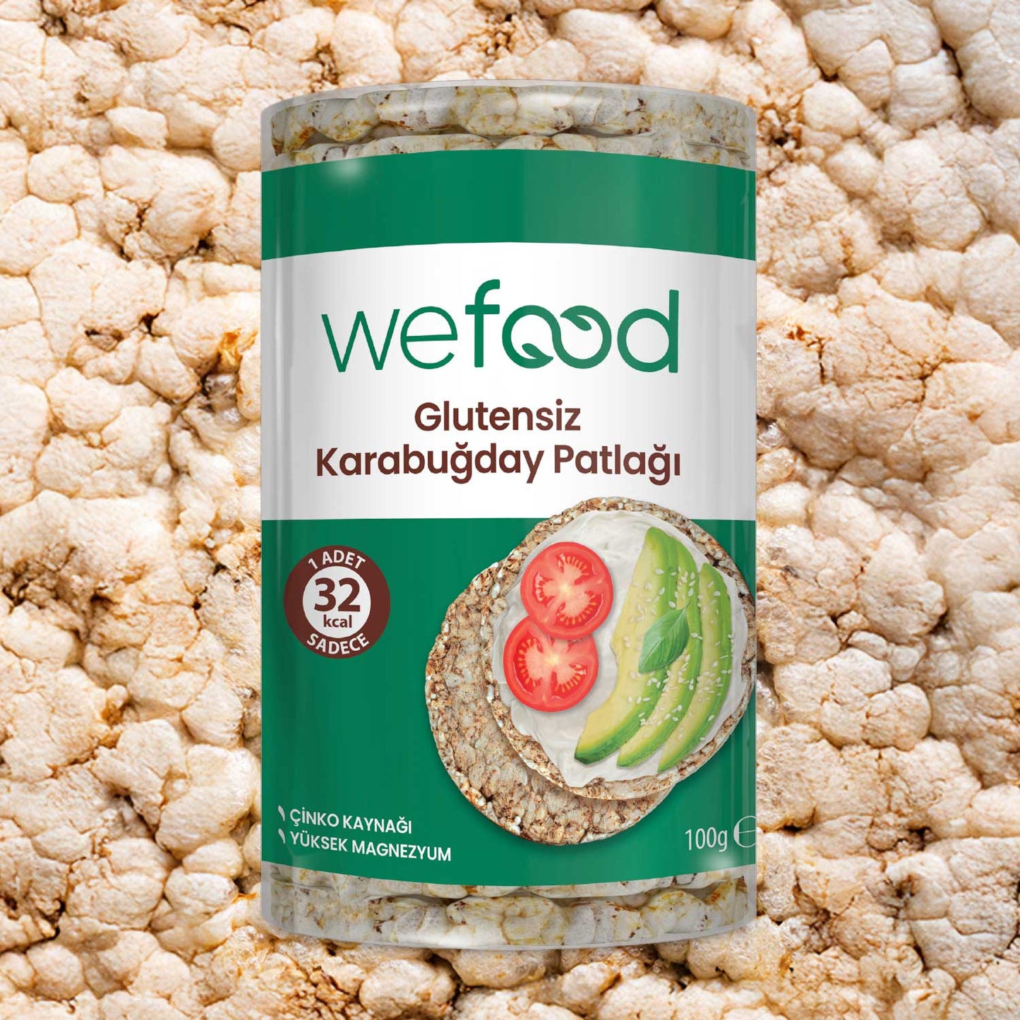 Wefood Karabuğday Patlağı 100 gr