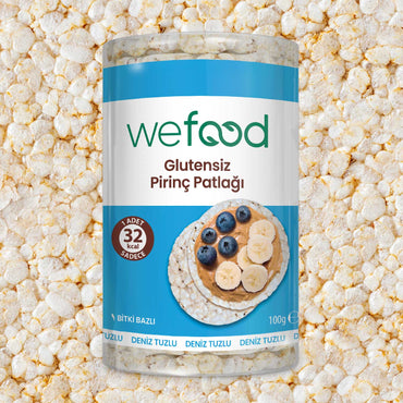 Wefood Pirinç Patlağı 100 gr 5'li